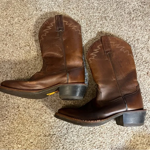 Ariat Sedona Leather Western Boot Cowboy Classic Work Boot Comfort Brown Size 8D - Picture 4 of 7